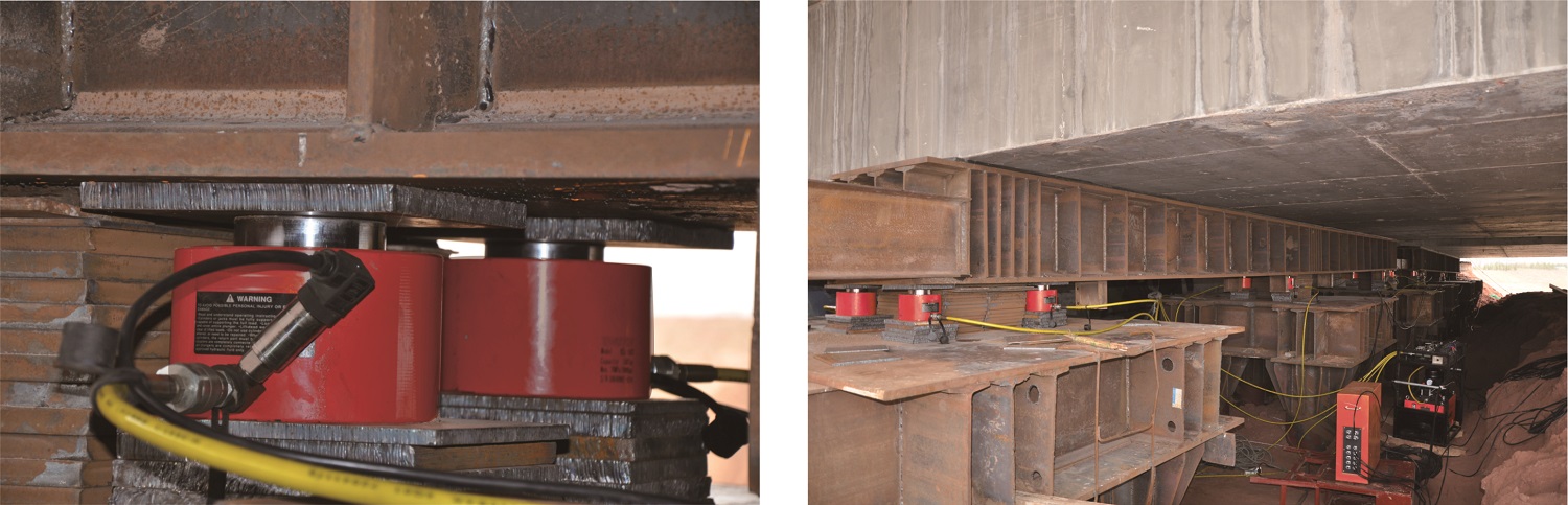 Picture 2:BELIUM high quality hydraulic pumps and cylinders used for bridge construction and maintenance