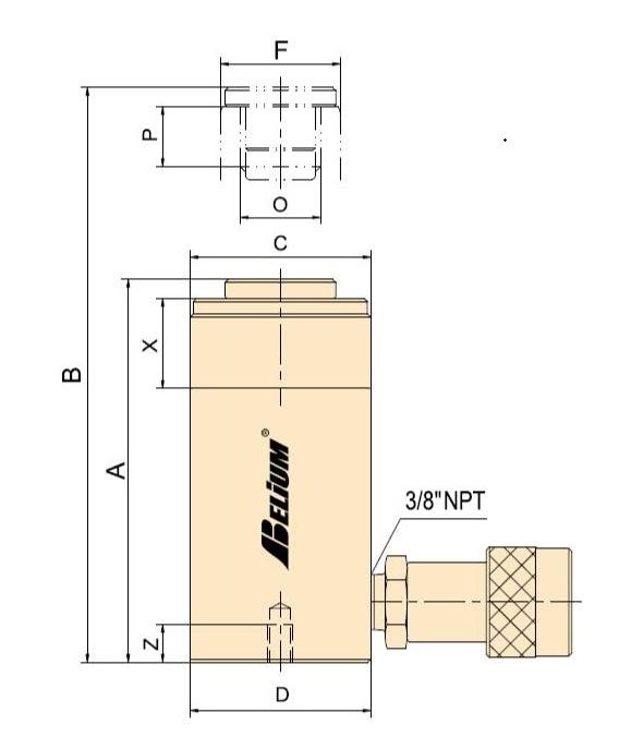 Design of BMS SERIES SINGLE ACTING, GENERAL PURPOSE CYLINDER