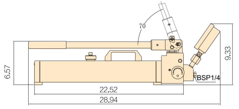 Design of BHPA-2000 ULTRA HIGH PRESSURE HAND PUMP