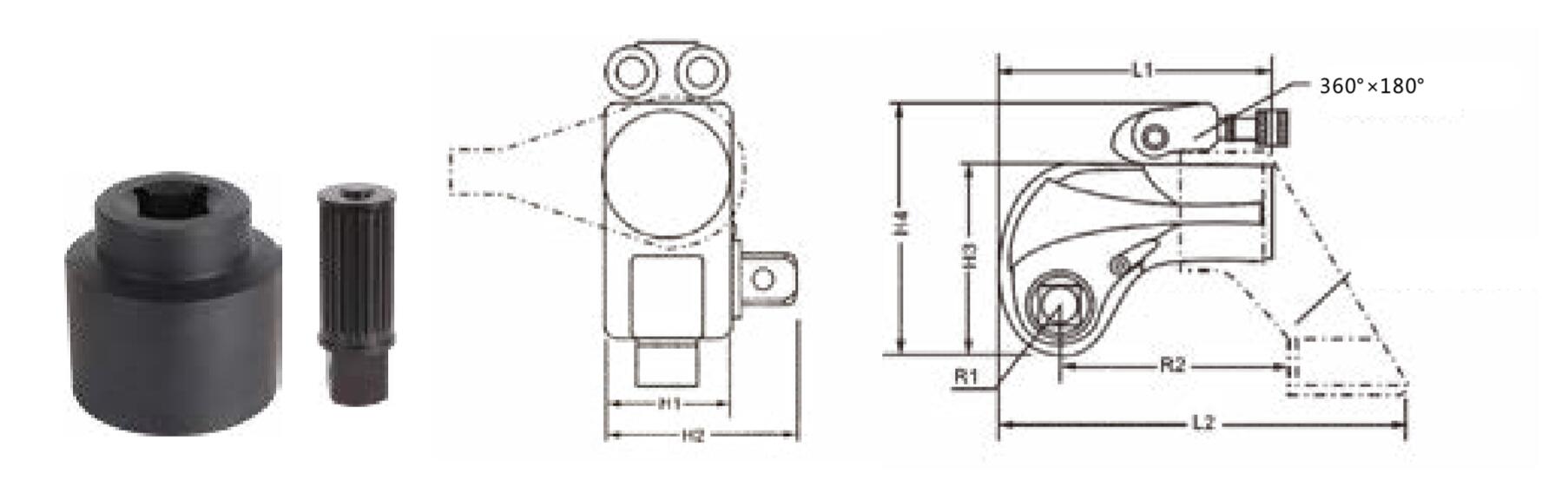 Design of BSW SERIES SQUARE DRIVE TORQUE WRENCH